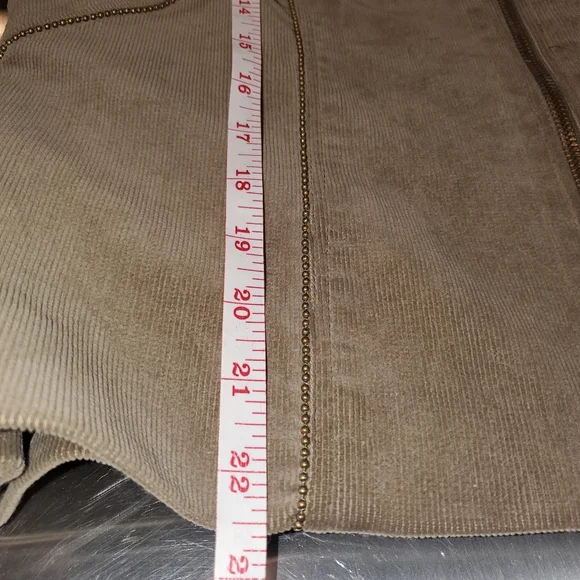 Juliana Collezione blazer size 10 corduroy studded zip. Italy - Picture 12 of 12